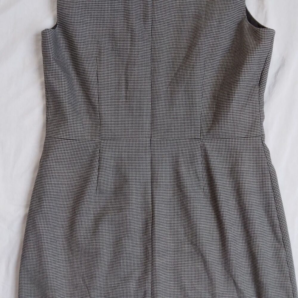 Brooks Brothers Dress Shift Sheath Houndstooth Black Career Women's Size 12P - Picture 11 of 12